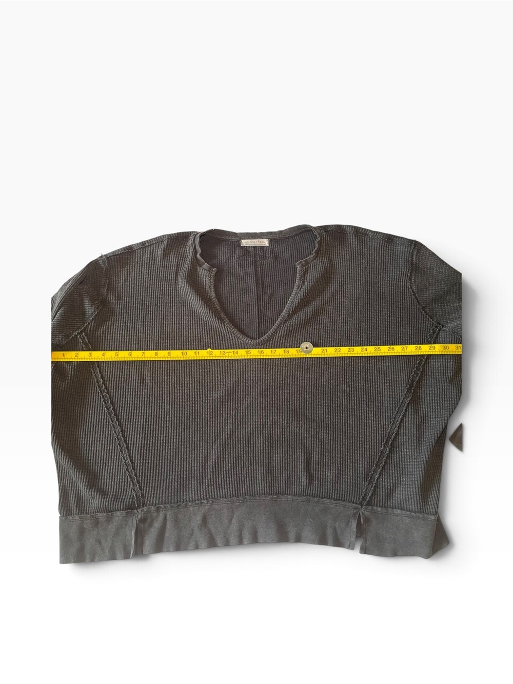 Free People We The Free Buttercup Thermal Black Size Small - Picture 5 of 6